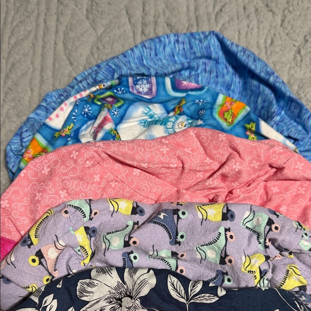 Colorful Patterned Scrub Caps - Picture 2 of 4